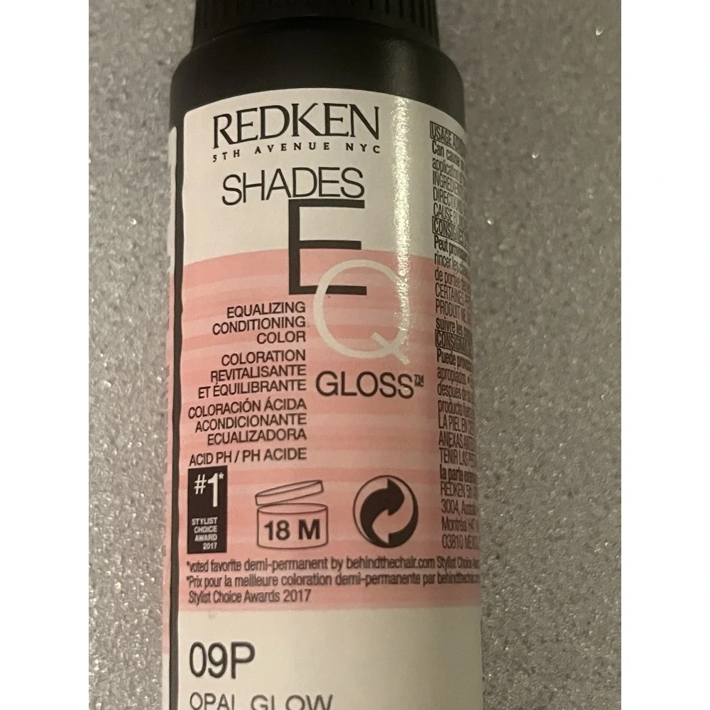 Redken Shades EQ Gloss Hair Color 09P Opal Glow 2oz New Professional Toner